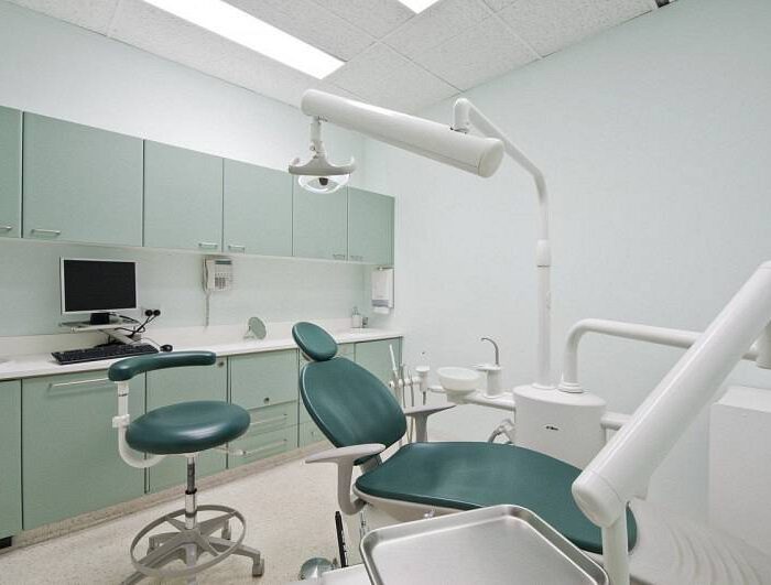 Gabinet stomatologiczny w którym przyjmowane są dzieci